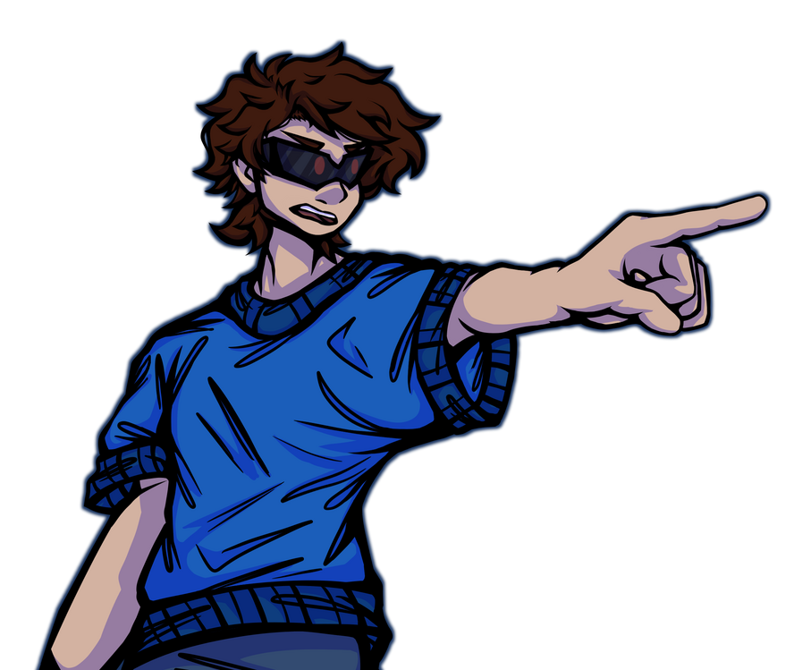 Emote 2 (Ace Attorney point, Friend's Sona)